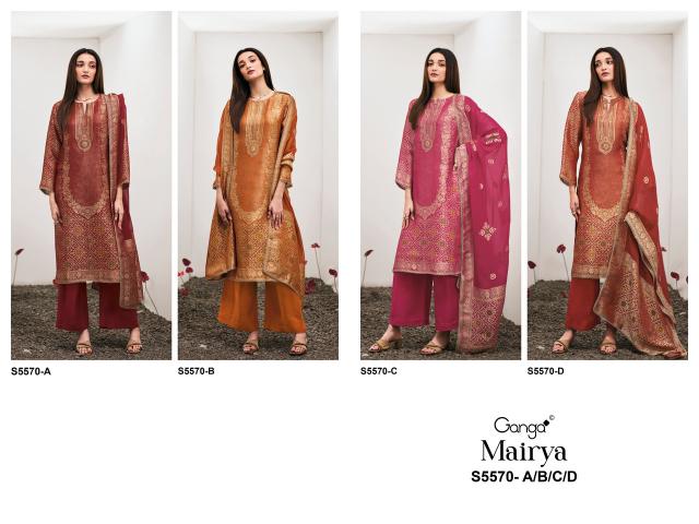 Ganga mairya 5570 wholesale dress material online shopping